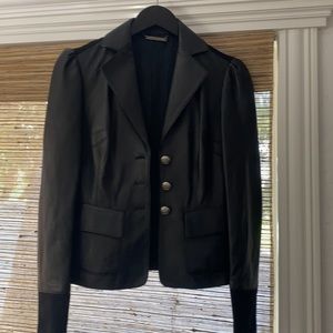 Diane Von Furstenberg leather jacket